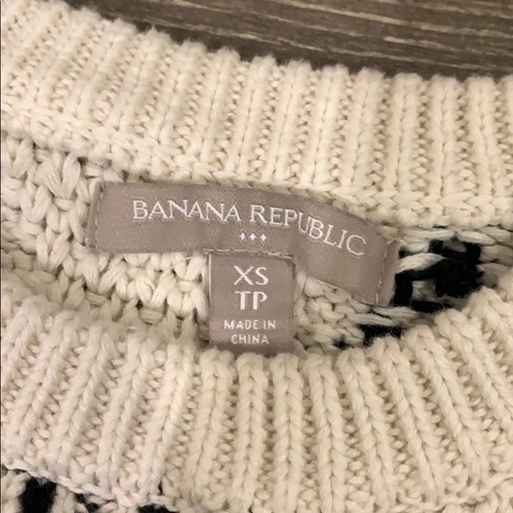BANANA REPUBLIC women’s cable knit cropped sweater - Picture 3 of 4